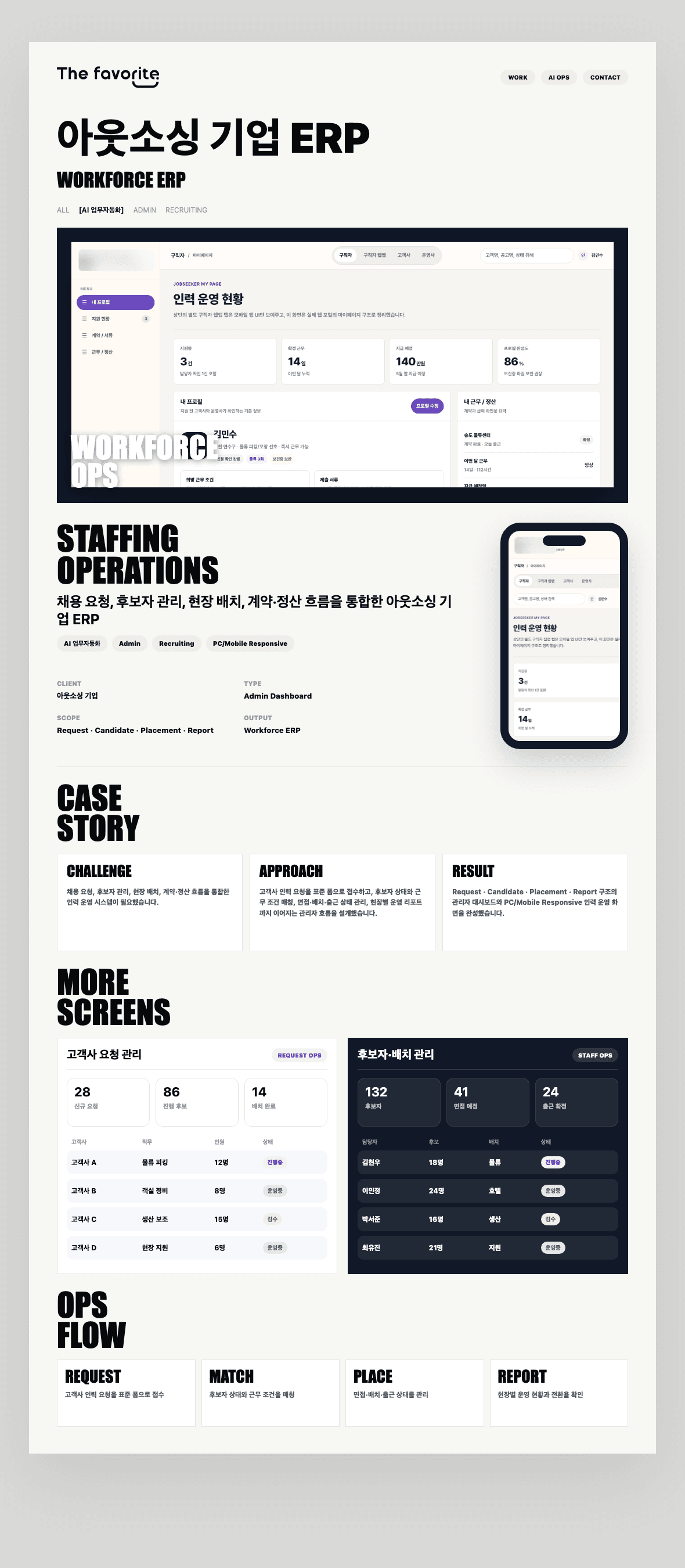 아웃소싱 기업 ERP